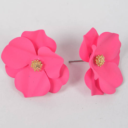 COLORFUL FLOWER EARRING