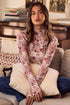 BLOOMS MESH KNIT TOP