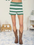 JUST STRIPE IT SHORT SET