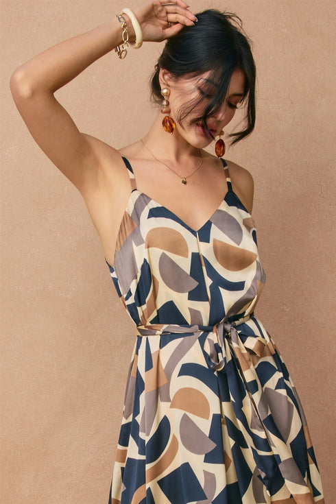 MOSAIC BLUES DRESS