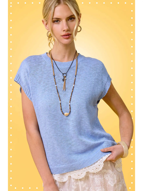MARIN CREW NECK TOP