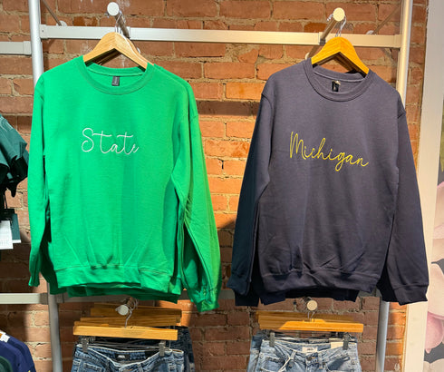 CUSTOM EMBROIDERED SHWEATSHIRT