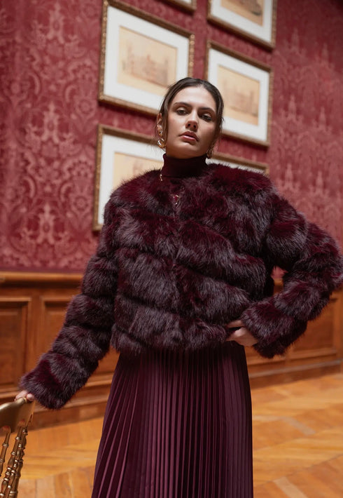 LUXE FAUX FUR JACKET