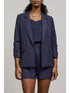 RACHEL SHIRRED SLEEVE BLAZER