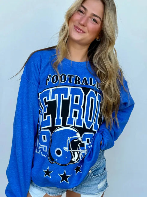 DETROIT PRINT SWEATSHIRT