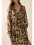 FLORAL CHIFFON DRESS