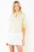 CAMILLE SHORT SLEEVE BUTTON TOP