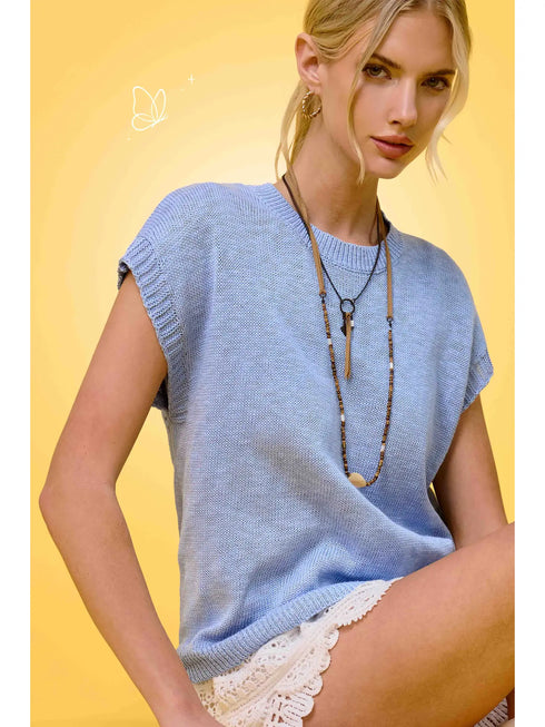 MARIN CREW NECK TOP