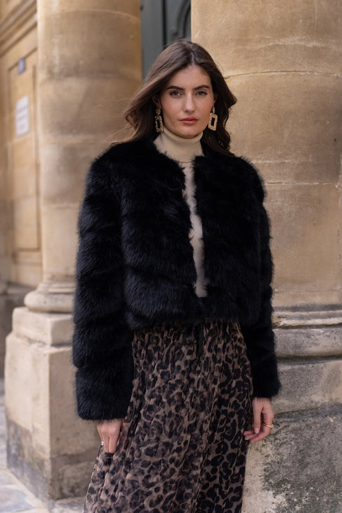 LUXE FAUX FUR JACKET