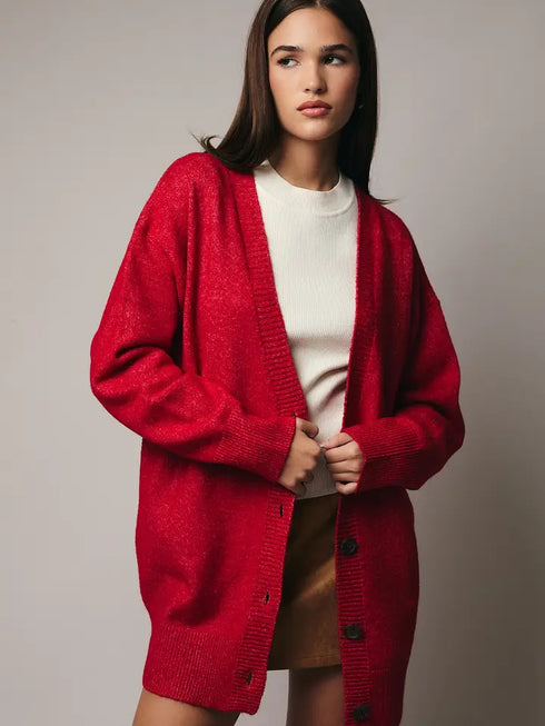 YARN OVERSIZED CARDIGAN