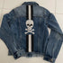 CUSTOM BEADED DENIM JACKET