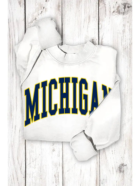 MICHIGAN GRAPHIC SWEATSHIRT