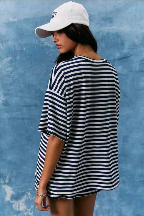STRIPE SKORT SET