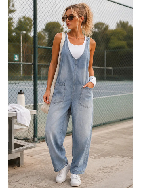 VINTAGE DENIM OVERALLS