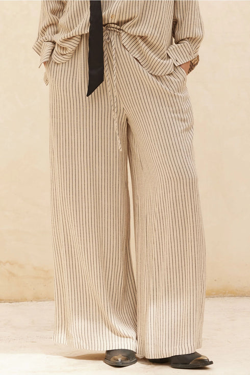 STRIPE WOVEN PANTS