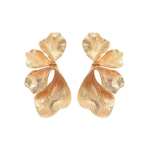 GOLD STATEMENT EARRINGS