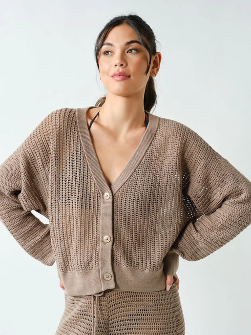 COSTAL CROCHET CARDI