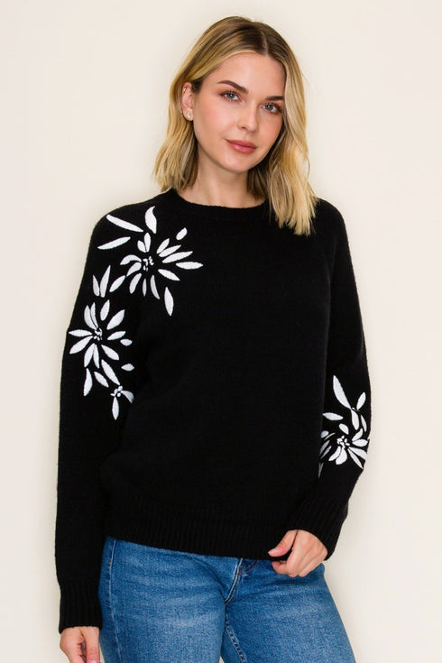 JAMIE EMBROIDERY SWEATER
