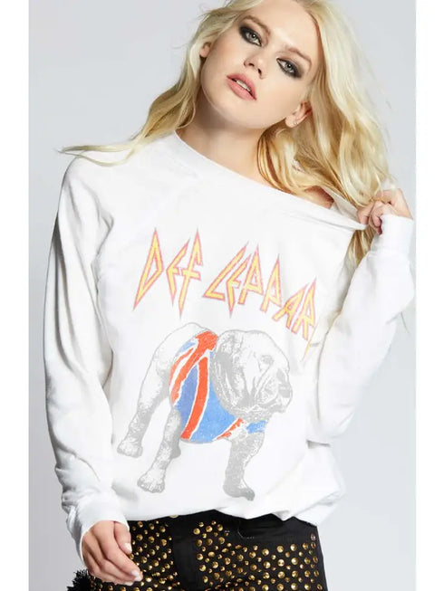 LEPPARD BULLDOG SWEATSHIRT